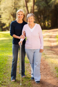 Senior home care helps seniors age in place safely.
