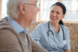 Skilled nursing helps seniors with chronic conditions like heart failure with medical support at home.